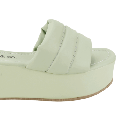 Sandalia Kanna & Co Slip On Turquesa - Imagen 4