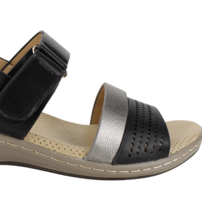 Sandalia New Walk Mila Negro - Imagen 4