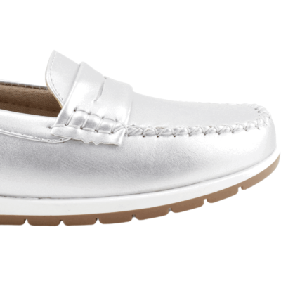 Mocasín New Walk Bianca Plateado - Imagen 5