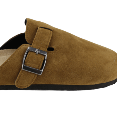 Zueco New Walk Suede Camel - Imagen 4