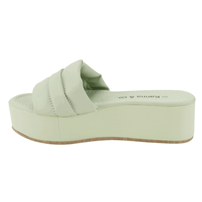 Sandalia Kanna & Co Slip On Turquesa - Imagen 3