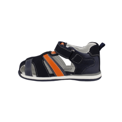 Sandalia Nat Geo Kids Infantil Cuero Azul Marino - Imagen 3