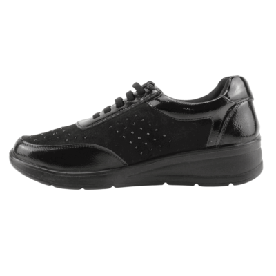 Zapatilla New Walk Brillos Negro - Imagen 3