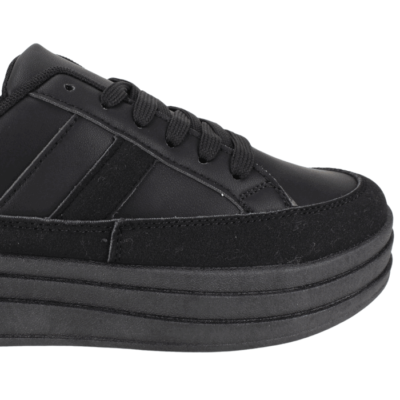 Zapatilla Agua de Coco Amit Plataforma Negra - Imagen 4
