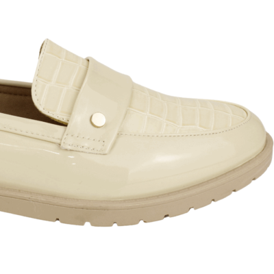 Mocasín New Walk Audrey Confort Beige - Imagen 5