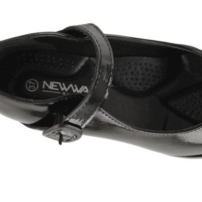 Zapato New Walk Confort Negro Brillante - Imagen 4