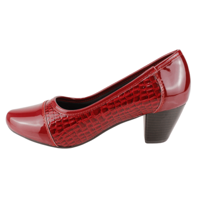Zapato New Walk Reptil Shine Rojo - Imagen 3
