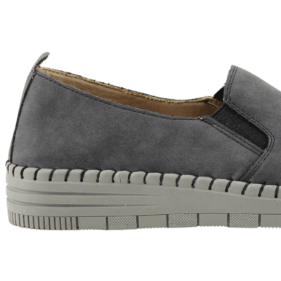 Zapatilla New Walk Elástica Negra - Imagen 4