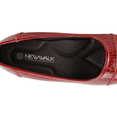 Zapato New Walk Reptil Shine Rojo - Imagen 4