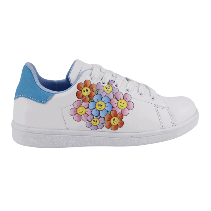 Zapatilla Playard Flores Blanca 1 Zapatilla Playard Flores Blanca