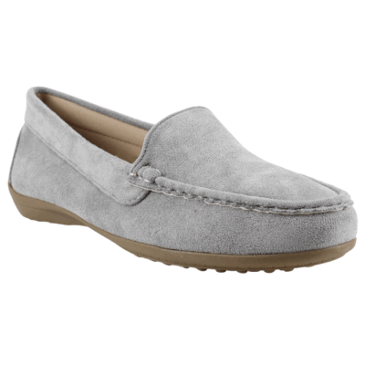 Mocasín New Walk Suede Confort Celeste - Imagen 3