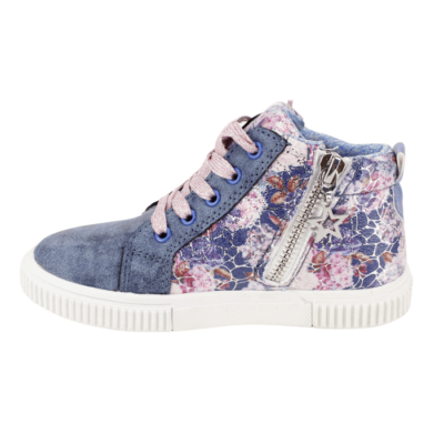 Zapatilla Nat Geo Kids Flores Azul