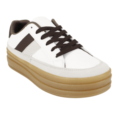 Zapatilla Agua de Coco Amit Plataforma Blanca - Imagen 3