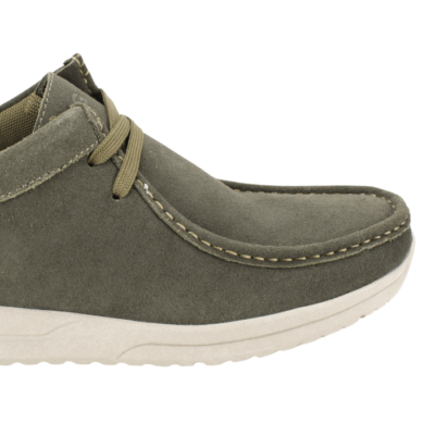 Zapato Nat Geo Casual Gamuza Verde Petróleo