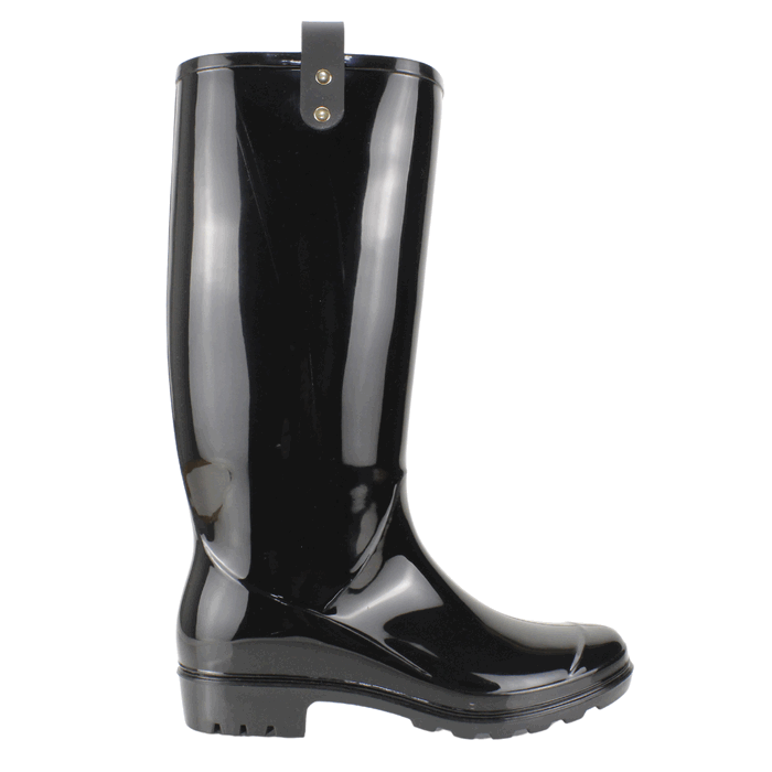 Bota de Agua New Walk Negro Brillante 1 Bota de Agua New Walk Negro Brillante