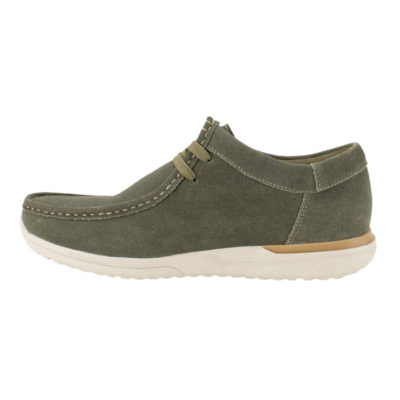 Zapato Nat Geo Casual Gamuza Verde Petróleo
