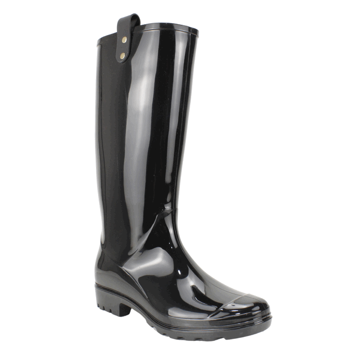 Bota de Agua New Walk Negro Brillante 2 Bota de Agua New Walk Negro Brillante