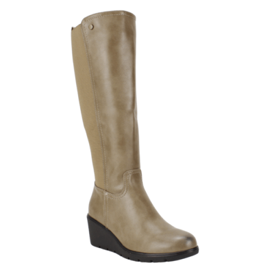Bota New Walk Elastizada Taupe