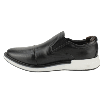 Zapato Kildare Cuero Negro Slip On