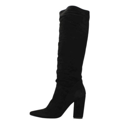 Bota Exs Gamuza Larga Negra
