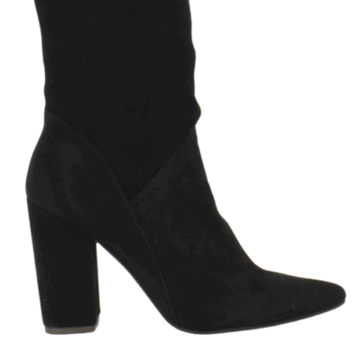 Bota Exs Gamuza Larga Negra