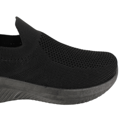 Zapatilla New Walk Slip On Mesh Negra - Imagen 4