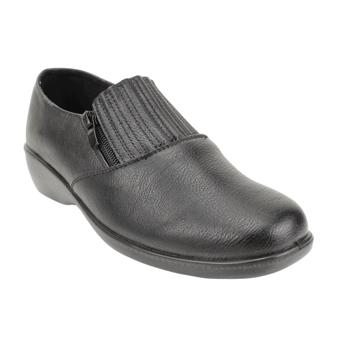 Zapato New Walk Confort Cierre Negro 2 Zapato New Walk Confort Cierre Negro