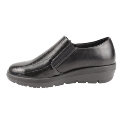 Zapato New Walk Reptil Confort Negro