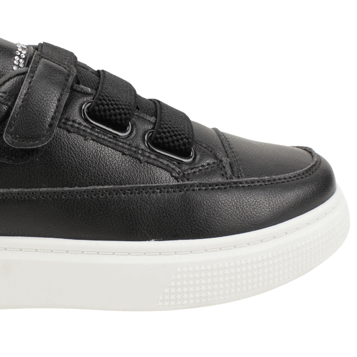 Zapatillas New Walk Brillos Plataforma Negro 4 Zapatillas New Walk Brillos Plataforma Negro