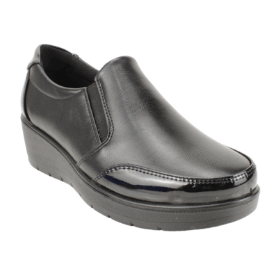 Zapato New Walk Plataforma Confort Negro