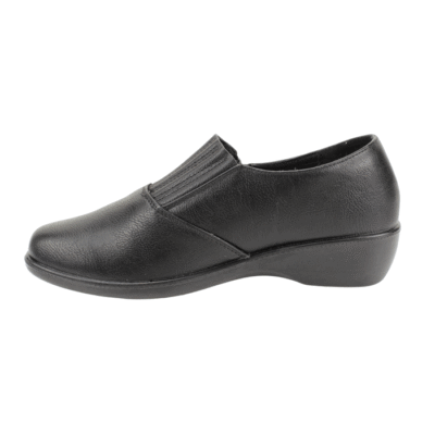 Zapato New Walk Confort Cierre Negro 7 Zapato New Walk Confort Cierre Negro