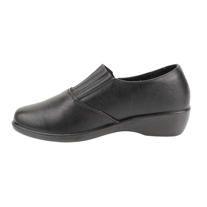 Zapato New Walk Confort Cierre Negro 3 Zapato New Walk Confort Cierre Negro