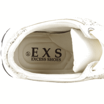 Zapatilla Exs Brillos Cuero Beige