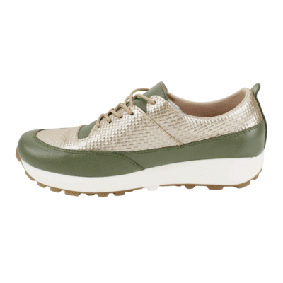 Zapatilla Exs Urbana Cuero Verde