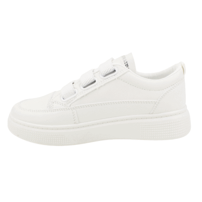 Zapatillas New Walk Brillos Plataforma Blanca 7 Zapatillas New Walk Brillos Plataforma Blanca