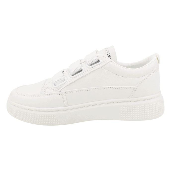 Zapatillas New Walk Brillos Plataforma Blanca 3 Zapatillas New Walk Brillos Plataforma Blanca