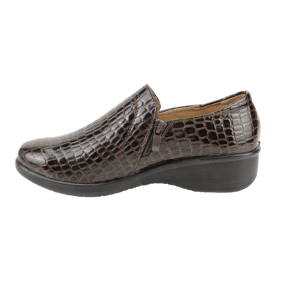 Zapato New Walk Reptil Café Brillante