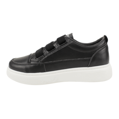Zapatillas New Walk Brillos Plataforma Negro 7 Zapatillas New Walk Brillos Plataforma Negro