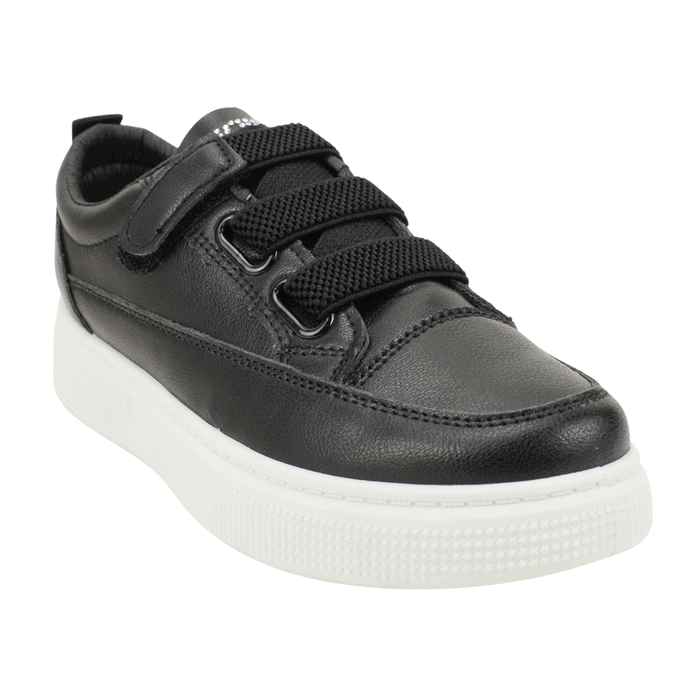 Zapatillas New Walk Brillos Plataforma Negro 2 Zapatillas New Walk Brillos Plataforma Negro