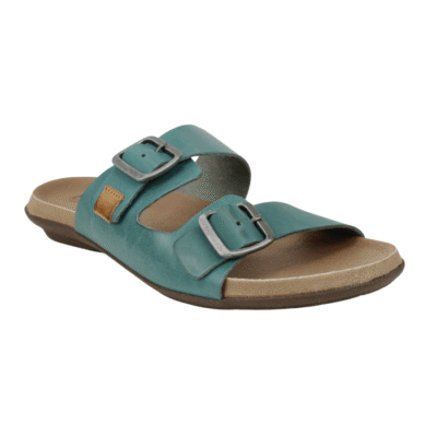Alternative view of Sandalia Exs Broches Cuero Turquesa