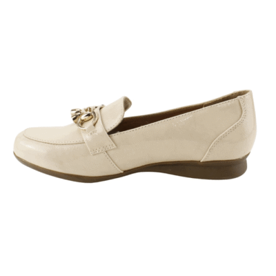 Mocasín New Walk Charol Beige - Imagen 3