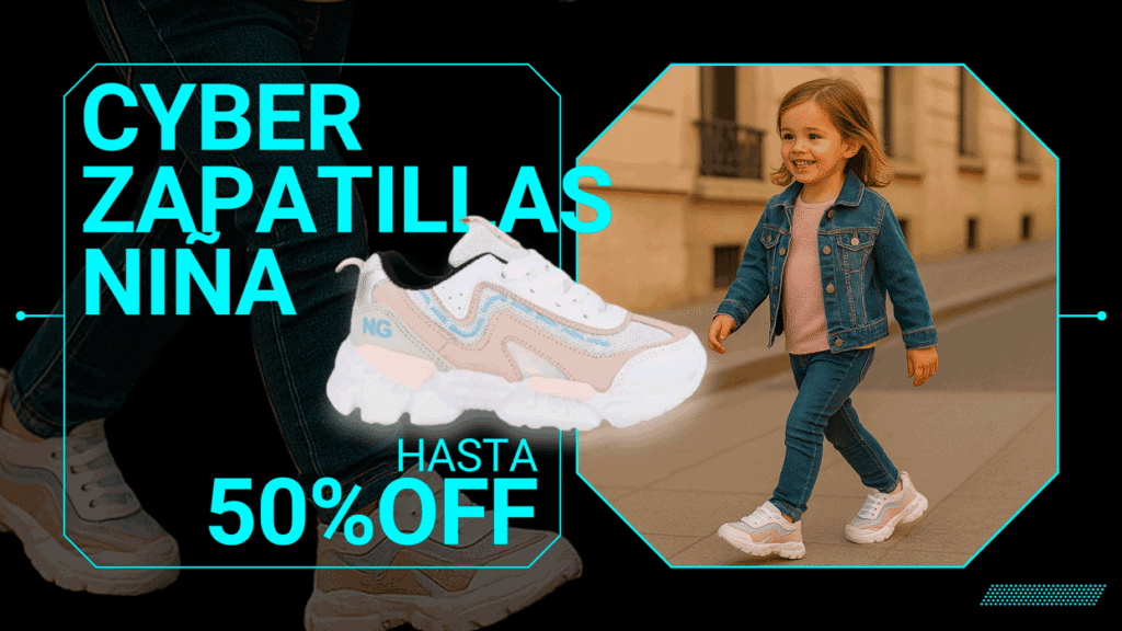 Zapatillas-niña-oferta-cyber-monday