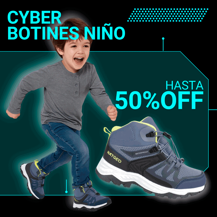 Zapatillas-outdoor-niño-oferta-cyber-monday