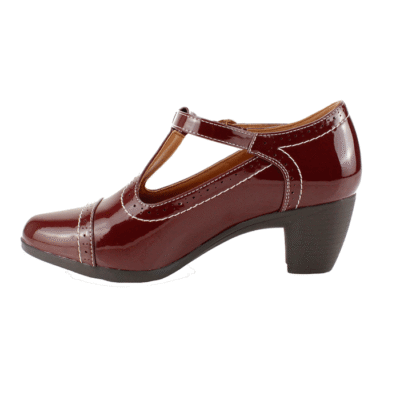 Zapato New Walk Charol Burdeo - Imagen 3