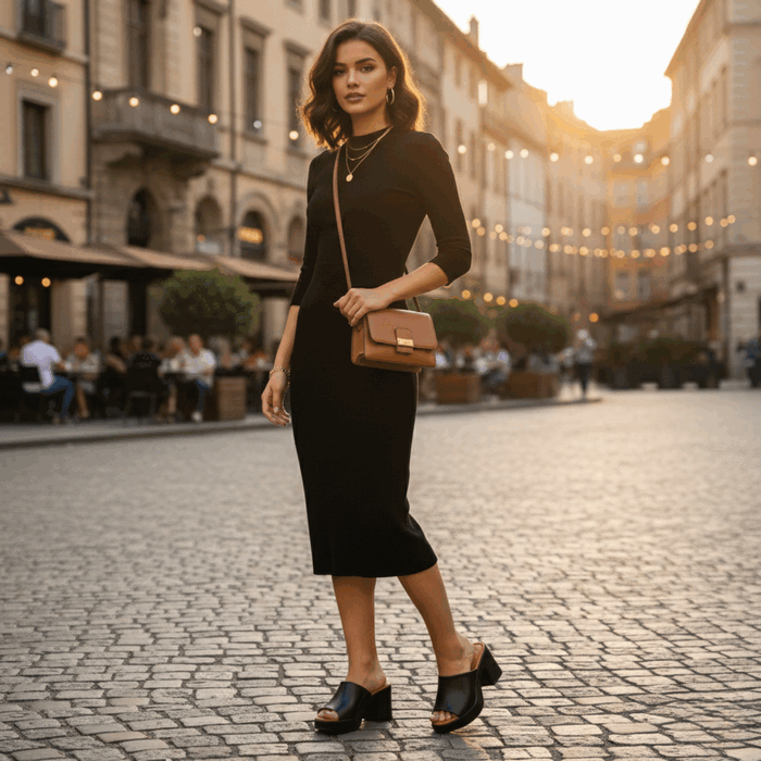 Sandalia New Walk Plataforma Negra 2 Sandalia New Walk Plataforma Negra