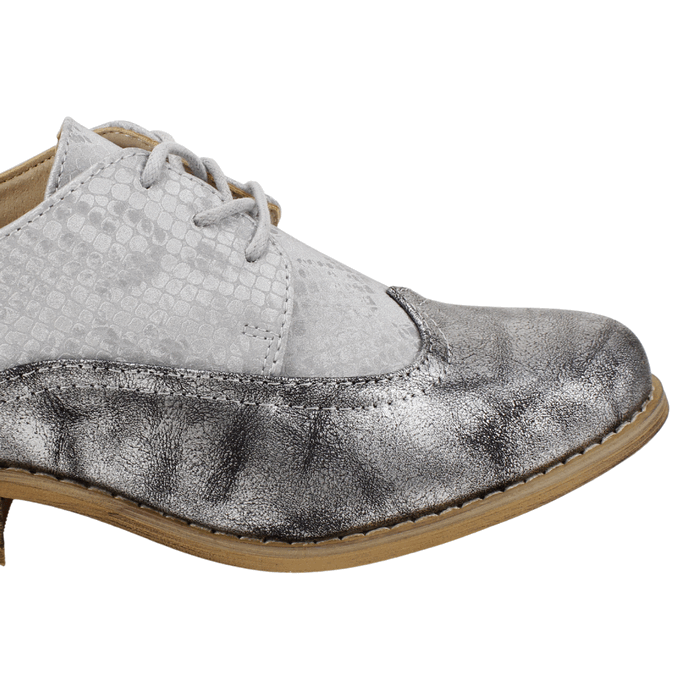 Zapato New Walk Reptil Plateado 5 Zapato New Walk Reptil Plateado