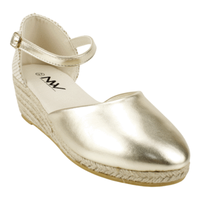 Alpargata New Walk Yute Dorada 8 Alpargata New Walk Yute Dorada