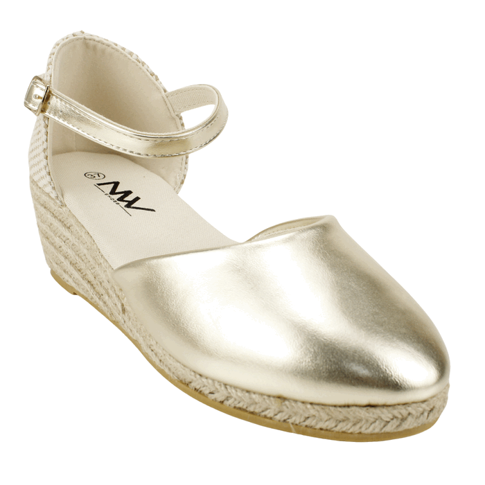 Alpargata New Walk Yute Dorada 3 Alpargata New Walk Yute Dorada