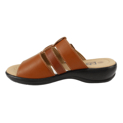 Sandalia New Walk Slip On Broche Marrón 9 Sandalia New Walk Slip On Broche Marrón