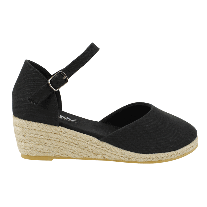 Alpargata New Walk Yute Negra 1 Alpargata New Walk Yute Negra